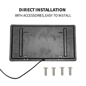 Marco para Placa de Matrícula con Control Remoto y Cubierta Oculta para Placas de 12x6 Pulgadas, Compatible con EE. UU. y Canadá - Product Image 6