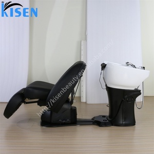 KISEN Salon Hair Wash Lay Down Shampoo <b>Bed</b> Multifunctional Beauty Head Spa Basin Electric Body Massage Shampoo <b>Bed</b> - Product Image 2
