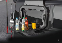 Malla Protectora de Acero Inoxidable para Ventanas Laterales, para Chery ICAR V23, Protección Exterior Todoterreno