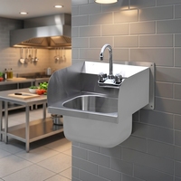 Évier commercial modulaire en acier inoxydable 304 de 1,0 mm pour cuisine de restaurant