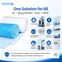 Couverture filtrante synthétique G2 G3 G4 en rouleau 200 g/m² 20 mm pour systèmes de préfiltration d'air de ventilation – Vente en gros, qualité supérieure