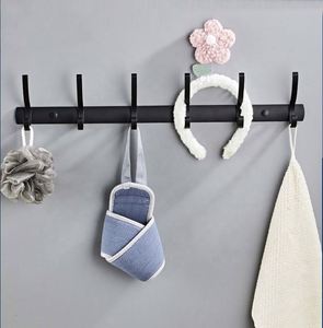 Porte-manteau mural en bambou avec 6 crochets, style nordique, écologique, pour l'organisation de la maison, des vêtements, de la cuisine, des clés et des sacs à main - Product Image 6