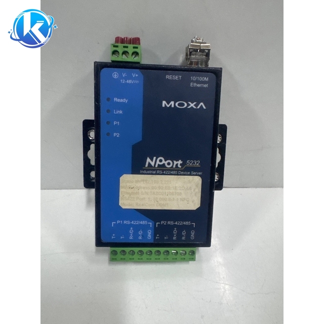 BRAND NEW NPORT 5232-T AL RS-422/485 DEVICE SERVER LOC#M104
