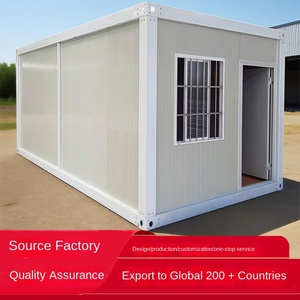 Bureau mobile préfabriqué en acier coloré, conteneur habitable intégré, salle de réunion amovible - Product Image 1