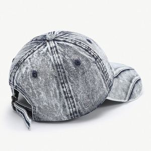 Casquette de baseball en jean unie personnalisable JH unisexe, tendance et cool, effet vieilli, 100 % coton, 6 panneaux, ajustable, toutes saisons, pour adultes - Product Image 4
