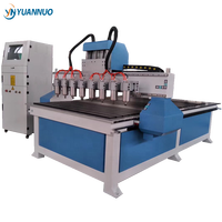 YN1325 Usine de haute qualité 3 axes 4 axes Fabrication de meubles en bois Routeur CNC Gravure Machines de découpe avec Dsp ou ordinateur