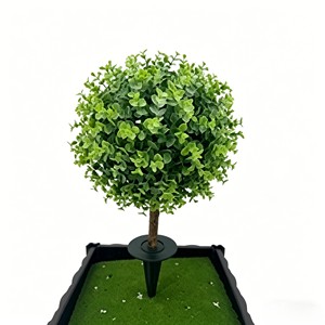 Orbe de follaje redondo y próspero con base de inserción duradera para jardín, césped, entrada, patio, exterior auspicioso - Product Image 1