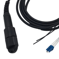 Cable de Conexión Dúplex Blindado FTTA CPRI para Exteriores, Impermeable, 4 Núcleos, PDLC a LC-LC, Cable de Fibra Óptica SM Meta