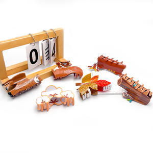 Mujer chica decoración otoño Color marrón acrílico ardilla Alpaca forma bosque Animal tiburón clip pelo garra Clip - Product Image 3