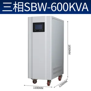 高品質デジタルディスプレイ3相380V電圧レギュレータ/電圧安定器60KVA