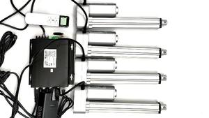 Actuador Lineal Eléctrico Micro Impermeable de 12V <span class=keywords><strong>24V</strong></span> CC de 3000N con Control Remoto Sincronizado y Fuente de Alimentación, Suministro de Fábrica - Product Image 2