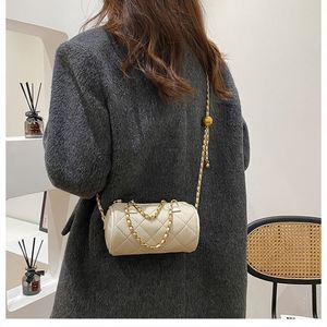 Nuevo Bolso de Mano de Moda para Mujer con Cadena de Diamantes, Patrón Geométrico, PU, Antirrobo, Bolso Bandolera - Product Image 4