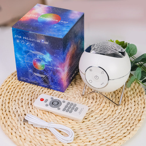 <span class=keywords><strong>Proyector</strong></span> de galaxia láser LED moderno, luz nocturna blanca, música, <span class=keywords><strong>proyector</strong></span> de estrellas inteligente para lámpara de mesa decorativa, Luna con Control remoto - Product Image 6
