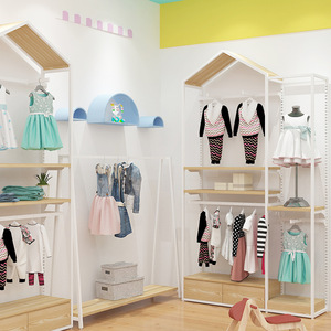 Stile moderno personalizzato <span class=keywords><strong>in</strong></span> <span class=keywords><strong>legno</strong></span> Baby Shop espositore eco-friendly negozio di abbigliamento per bambini <span class=keywords><strong>infissi</strong></span> per mobili Boutique - Product Image 3
