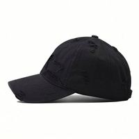 Casquette de baseball personnalisée en coton délavé effet usé 100% coton, style déchiré, visière légère, AZOV - Grande Vente Xr