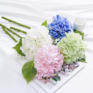 New handmade Hydrangea hoa duyên dáng vừa chi nhánh với keo mềm cho nhà đám cưới tốt nghiệp trang trí nội thất - Product Image 4