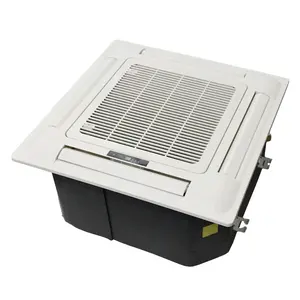 High Quality FCU Manufacturer water hydronic 4 way Ceiling Cassette Fan Coil Unit AC for Central Air Conditioning