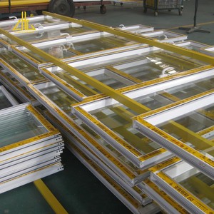 Fábrica al por mayor de doble acristalamiento de aluminio ventanas correderas/ventanas de aluminio precio por conjunto - Product Image 1