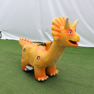 Scooter Eléctrico Infantil de Dinosaurio, Modelo Dilophosaurus, Asiento Seguro de Silicona, para <span class=keywords><strong>Niños</strong></span>, Alquiler en Parques Infantiles, Uso en Interiores - Product Image 5