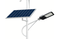 Lampe solaire de rue tout-en-un à large angle avec 384 LED, capteur PIR, télécommande, étanche, pour extérieur