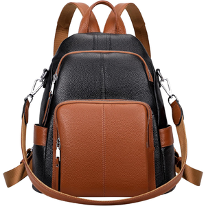 Mochila Casual de Moda para Mujer, de PU, Cuadrada, con Correa Desmontable, Acolchada, de Poliéster, con Correa de Hombro Arqueada y Cierre de Cremallera - Product Image 3