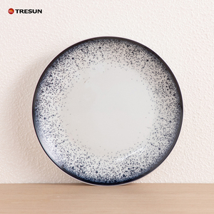 New Arrival Luxury Eco-Friendly Stoneware Dinnerware <b>Sets</b> with Blue Speckle Design for Home & Office Dining - Product Image 4