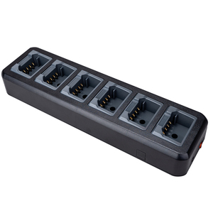 Cargador de seis puertos, cargador múltiple de seis vías para el cargador de radio walkie talkie portátil ET-D50. - Product Image 3