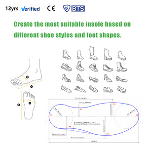 Plantillas Deportivas Unisex Baratas con Masaje 4D, Súper Suaves de PU y Látex, Soporte de Arco Ortopédico para Correr, Baloncesto y Deportes - Product Image 4