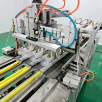 Machine d'emballage de gobelets, équipement de ligne de thermoformage automatique pour gobelets en plastique jetables PP, avec empilage, comptage, scellage et ensachage