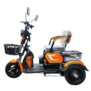 Tricycle électrique pour personnes âgées, Scooter personnalisé d'usine chinoise avec siège de passager