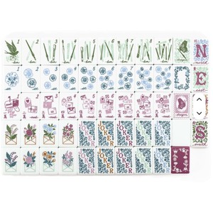 Mahjong Americano de Alta Gama, Color Morado Oscuro, con Diseño Impreso, Acrílico, para Jugar a Mano, Cartas de Entretenimiento y Ocio - Product Image 5