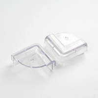 Protection d'angle de meubles pour la sécurité des enfants, protège-angles en plastique souple pour la protection contre les collisions des bords de table et de bureau, lot de 4