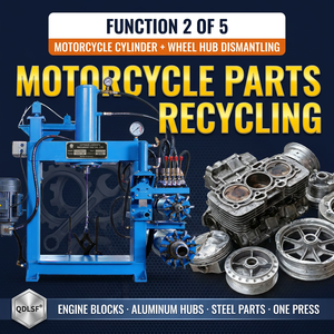 QDLSF 60 Toneladas 5 en 1 Equipo <span class=keywords><strong>de</strong></span> Desmontaje <span class=keywords><strong>de</strong></span> Motores Automotrices, Prensa Hidráulica para Trituración <span class=keywords><strong>de</strong></span> Chatarra <span class=keywords><strong>de</strong></span> Aluminio y Desmontaje <span class=keywords><strong>de</strong></span> Núcleos <span class=keywords><strong>de</strong></span> Bombas <span class=keywords><strong>de</strong></span> Motor - Product Image 3