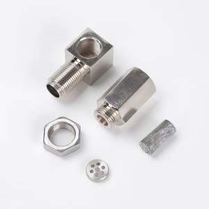 Mini sensor de oxígeno Universal 90 grados de acero inoxidable catalizador metálico escape coche Mini convertidor catalítico - Product Image 2