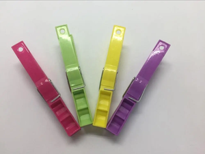 Pinces à linge suspendues en plastique pour tissu avec pinces à serviettes <span class=keywords><strong>de</strong></span> <span class=keywords><strong>plage</strong></span> <span class=keywords><strong>de</strong></span> grande taille à ressort vente en gros 24 pièces/paquet - Product Image 6