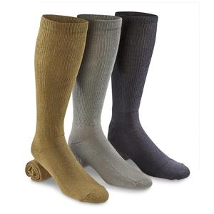 Bottes de sport antifongiques personnalisées de haute qualité pour le travail Chaussettes vertes de l'armée - Product Image 4