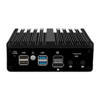 Intel I226 Mini PC con 4 puertos LAN 2,5G Firewall DDR5 N150 Router 2,5G Mini PC para uso industrial AU/US/EU Tipos de enchufe