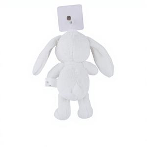 D KING D KING Lindo Conejito Blanco de Peluche, Muñeco de Conejo Suave, <span class=keywords><strong>Juguete</strong></span> de Peluche para Niños y Bebés, Algodón PP Bordado, Tamaño Personalizado, OEM, <span class=keywords><strong>Juguete</strong></span> de Regalo - Product Image 4