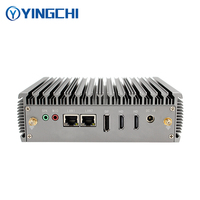 Intel Celeron J6426 DDR4 M.2 NVME SSD affichage à trois écrans HD * 2 + DP sans ventilateur Mini PC industriel Quad Core