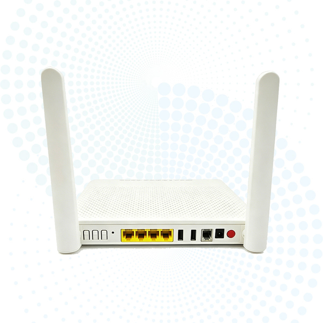 HG6821M XPON ONU 4GE 1POTS 2USB Dual Band 2.4G 5G WiFi Modem English Firmware Fiberhome GPON EPON ONT Router for FTTH Solutions