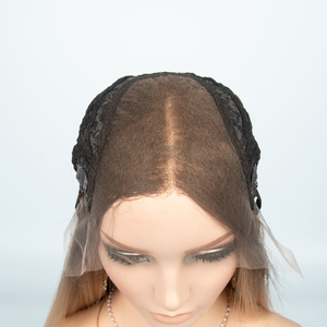 Al por mayor: Topper de cabello virgen rubio personalizado con base de seda, peluca judía de cabello humano, topper de encaje suizo para mujer - Product Image 3