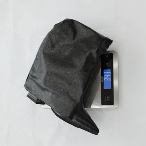 Large Size New Material Botas De Tacon Pleated Block Heel Sepatu Knee High <b>Boots</b> for Women - Product Image 6