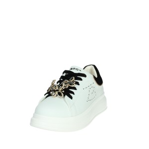 Sneakers uomo di tendenza moda alta SF2401S015 bianco/nero scarpe da passeggio basse - Product Image 6