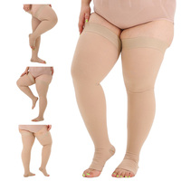 Chaussettes de compression mi-mollet pour hommes et femmes 20-30 mmHg, bas médicaux pour varices avec logo sur le corps et le bord du bas