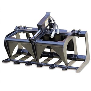 Thủy lực gốc cào gỗ log cỏ vật lộn xô Skid chỉ đạo Bộ nạp <span class=keywords><strong>loader</strong></span> file đính kèm cho trang trại Máy kéo máy móc xây dựng - Product Image 3