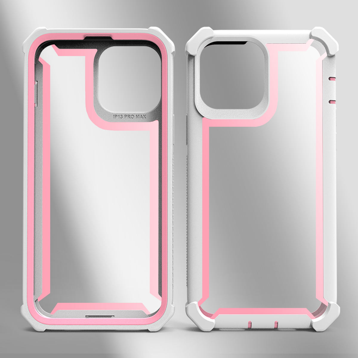 สีเทาและสีชมพู