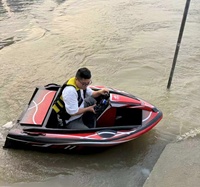 Práctico Bote Kart a Batería para Una o Dos Personas