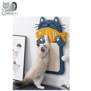 Nachhaltiges Katzen kratz brett Cartoon Holz Papier bett für <span class=keywords><strong>Cat</strong></span> Scratcher Board Verpackter Karton Katzen bäume & Scratcher - Product Image 1