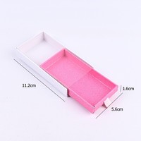 Tiroirs en carton de luxe personnalisés pour les produits de cils Emballage vide de stratification mate Logo en relief pour dentifrice cosmétique