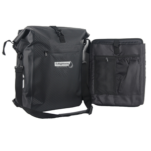 OEM ODM 27L防水ipx6自行车杂货搬运车后包TPU碳外观自行车自行车架3合1背包背包 - Product Image 2